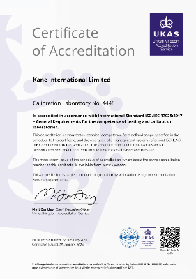 ISO/IEC 17025:2017 UKAS Accrediation