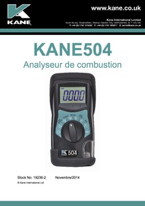 KANE504 Manual FR